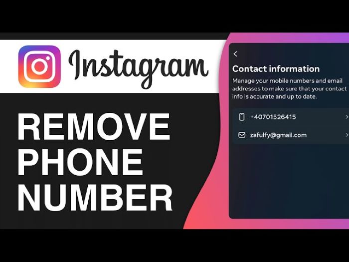 Remove phone number from Instagram [3 easy steps]